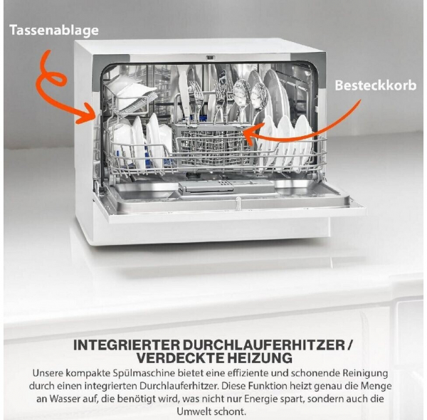 Bomann TSG 7404 Spülmaschine kompakt